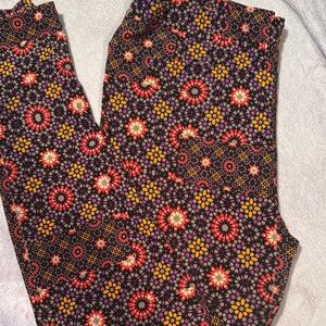 Colorful Geometric Patterned Pants